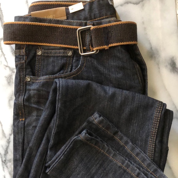 FUSAI Slim Straight Fit Jeans - Picture 2 of 7